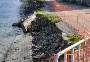 Φαινόμενα διάβρωσης στο παραλιακό μέτωπο της Αυλίδας