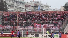 Ολυμπιακός: Θερμή υποδοχή στην αποστολή του στις Σέρρες (vid)