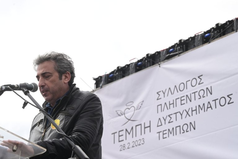 Παύλος Ασλανίδης: Εξελέγη πρόεδρος του Συλλόγου Συγγενών Θυμάτων των Τεμπών