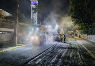 Εκτεταμένες εργασίες ασφαλτόστρωσης στην Ακτή Μιαούλη από τον Δήμο Πειραιά