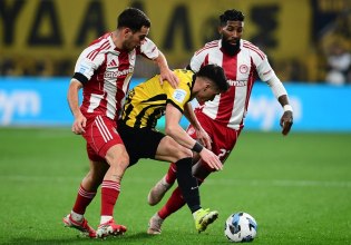 ΑΕΚ – Ολυμπιακός: Μεγάλη ευκαιρία με Ροντινέι, σωτήρια επέμβαση ο Στρακόσα (vid)