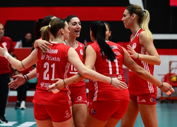 Ολυμπιακός – Ηλυσιακός 3-0 σετ: Άνετη νίκη για τις «ερυθρόλευκες»