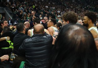 Ένταση στο ΟΑΚΑ μετά το τέλος παιχνιδιού Παναθηναϊκός – Φενέρμπαχτσε (pics)