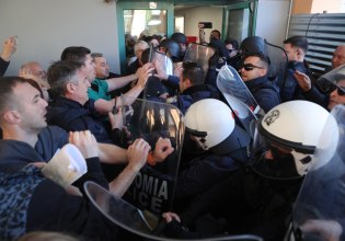 «Θερμή» υποδοχή Γεωργιάδη στο Κρατικό Νίκαιας – Επίθεση των ΜΑΤ στους γιατρούς