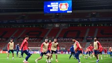 Η προπόνηση του Ολυμπιακού στην BayArenA – Δείτε βίντεο και φωτογραφίες