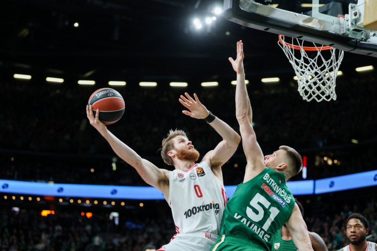 Euroleague: Η βαθμολογία μετά την ήττα του Ολυμπιακού στο Κάουνας