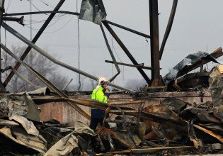 Φωτογραφία ντοκουμέντο από το σημείο διαρροής που προκάλεσε την έκρηξη στη «Βιολάντα»