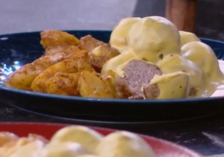 Συνταγή: Μοσχαρίσια κεφτεδάκια με σάλτσα σόγιας, μουστάρδας και ζωμού λαχανικών