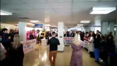 Γεωργιάδης: «Θερμή»… υποδοχή στο Πανεπιστημιακό Νοσοκομείο Ιωαννίνων από υγειονομικούς