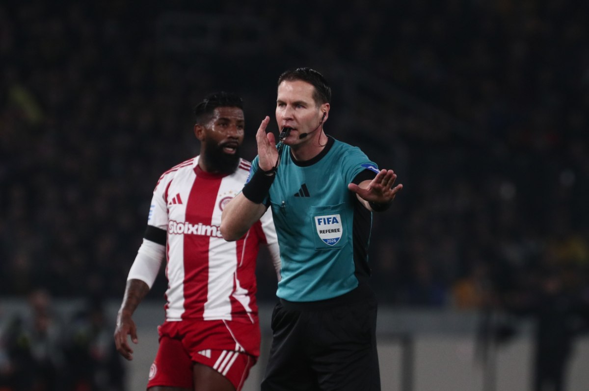 Πολύ καλό βαθμό βάζει η ΚΕΔ στον Μακέλι για τη διαιτησία του στο ματς ΑΕΚ-Ολυμπιακός