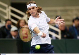 Τσιτσιπάς: «Απογοητευμένος με το σερβίς μου, θετικό είναι πως δεν νιώθω καθόλου πόνο»