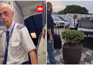 Χειροπέδες σε πιλότο κατηγορούμενο για παιδεραστία λίγο πριν την απογείωση [βίντεο]