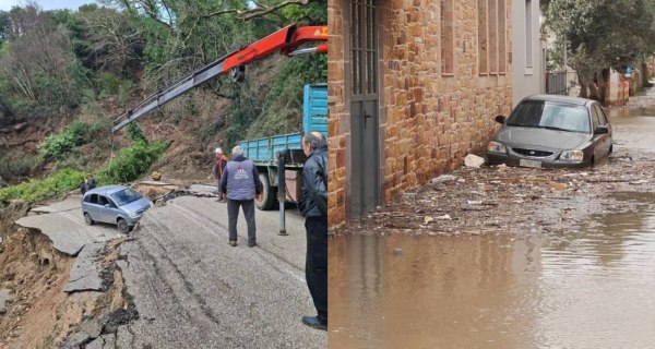 Κακοκαιρία: «Στο έλεος» της κακοκαιρίας βρέθηκε η χώρα – Καθιζήσεις, κατολισθήσεις και πλημμύρες