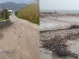 Προβλήματα στη Σάμο από την κακοκαιρία : Η θάλασσα έγινε ένα με τη στεριά – Κατολισθήσεις και πλημμυρισμένοι δρόμοι