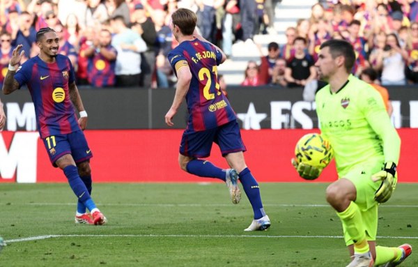 Μπαρτσελόνα – Λεβάντε 3-0: Στην κορυφή με τριάρα οι Μπλαουγκράνα