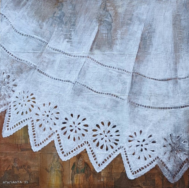 Πορτελάτα και Μισοφόρια: Μια έκθεση «ξεδιπλώνει» τα γυναικεία εσώρουχα της φορεσιάς της Πάρου