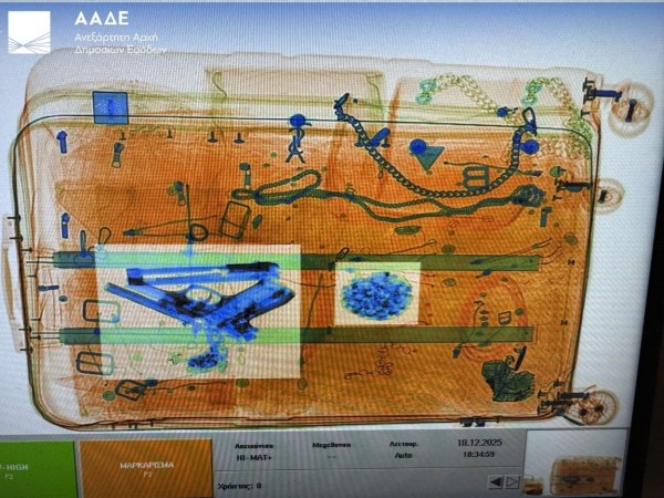 «Λαβράκι» από την ΑΑΔΕ: Λαθραία τσιγάρα, αδήλωτο συνάλλαγμα σε μετρητά και 1 εκατ. δισκία ναρκωτικών