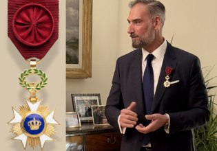 UCB: Αξιωματικός του Τάγματος του Στέμματος του Βελγίου ο Λεωνίδας Ισσόπουλος