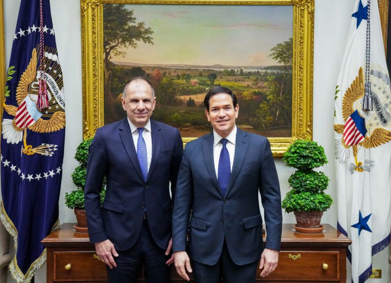 Ολοκληρώθηκε το κρίσιμο ραντεβού Γεραπετρίτη – Ρούμπιο: Μέση Ανατολή και Ιράν στην ατζέντα