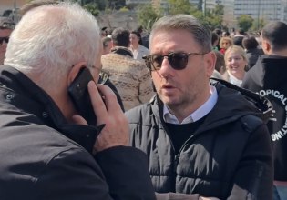 Στη συγκέντρωση για τα Τέμπη στο Σύνταγμα ο Νίκος Ανδρουλάκης