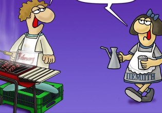 Αρκάς: Η καλημέρα σε κλίμα Τσικνοπέμπτης