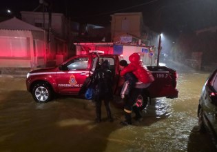 Κακοκαιρία: Μεγάλα προβλήματα σε Κρήτη και Χίο – Κατολισθήσεις, πλημμύρες και απεγκλωβισμοί κατοίκων