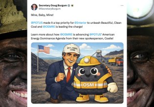 «Εξόρυσσε μωρό μου, εξόρυσσε»: Ο Coalie, η μασκότ του άνθρακα, έγινε το απόλυτο viral φιάσκο του Λευκού Οίκου