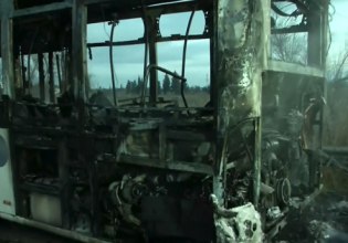 Θεσσαλονίκη: Φωτιά σε λεωφορείο εν κινήσει στη Σίνδο – Τι συνέβη