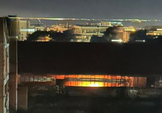 Φωτιά στην ιστορική κεραμοποιία Αλλατίνη στη Θεσσαλονίκη – Επιχείρηση της πυροσβεστικής