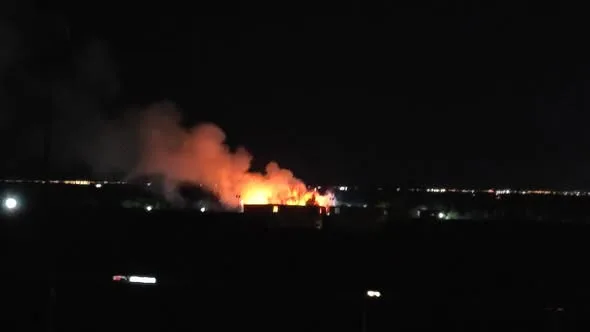 Φωτιά στο πρώην στρατόπεδο Κόδρα στη Θεσσαλονίκη