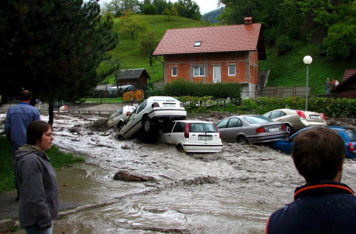 Το κόστος των ιστορικών πλημμυρών του 2023 στη Σλοβεμία έφτασε το 11% του ΑΕΠ (EPA/STR)