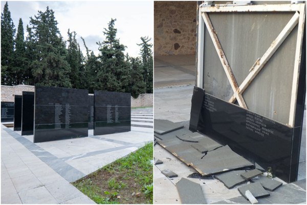 Καισαριανή: Φασιστική πρόκληση – Βανδάλισαν το μνημείο των εκτελεσθέντων μετά τη δημοσίευση των φωτογραφιών