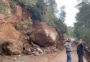 Κατολίσθηση στον οδικό άξονα Τρίπολης – Πύργου