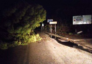 Κέρκυρα: Σαρωτικό πέρασμα της κακοκαιρίας – Πτώσεις δέντρων και εκτεταμένες διακοπές ρεύματος