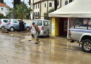 Ανυπολόγιστες οι ζημιές στη Λήμνο από την κακοκαιρία: Χωρίς νερό οικισμοί, αδιάβατοι δρόμοι