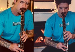 Άρης Μουγκοπέτρος: Παίζει κλαρίνο με δύο δάχτυλα και συγκινεί – Το μήνυμα του μέσω Instagram