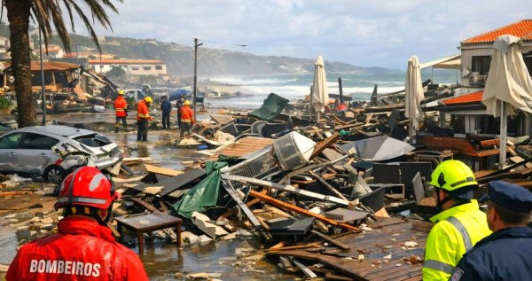 Η Πορτογαλία ετοιμάζεται για σφοδρές βροχοπτώσεις, 200.000 πολίτες χωρίς ηλεκτρικό