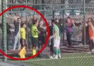 Το είδαμε κι αυτό σε αγώνα ποδοσφαίρου στην Τουρκία: Διαιτητής τραυματίστηκε από ρίψη… πατινιού!