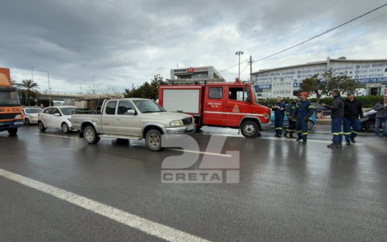 Ηράκλειο: Καρέ – καρέ η παράσυρση της 52χρονης από φορτηγό στο Γιόφυρο