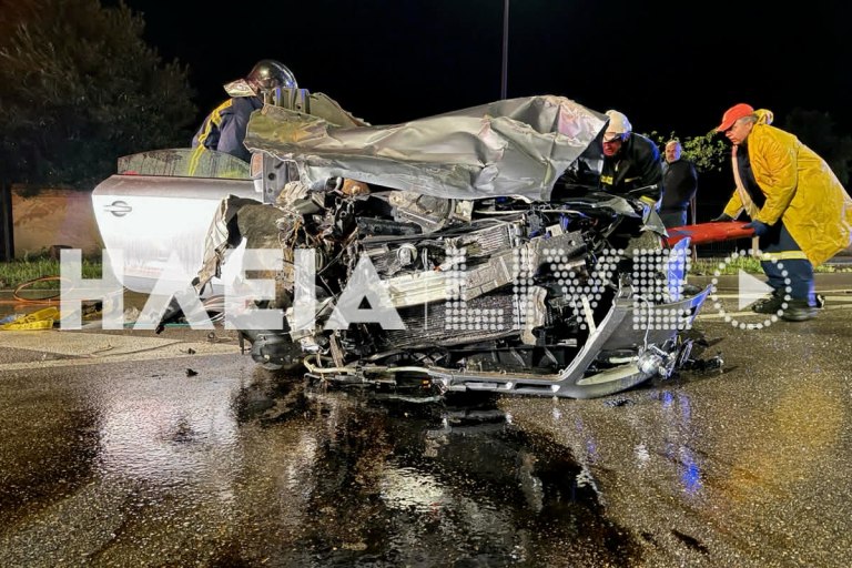 Πύργος: Σοβαρό τροχαίο με σύγκρουση δύο οχημάτων – Απεγκλωβίστηκαν τρεις τραυματίες