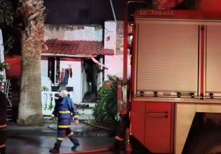 Φωτιά στο Βόλο: Από θαύμα σώθηκε ηλικιωμένη