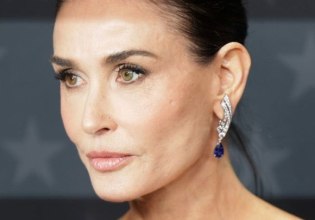 Ντέμι Μουρ: Το τολμηρό καρέ του Δημήτρη Γιαννέτου και το leather look στο σόου της Gucci στο Μιλάνο