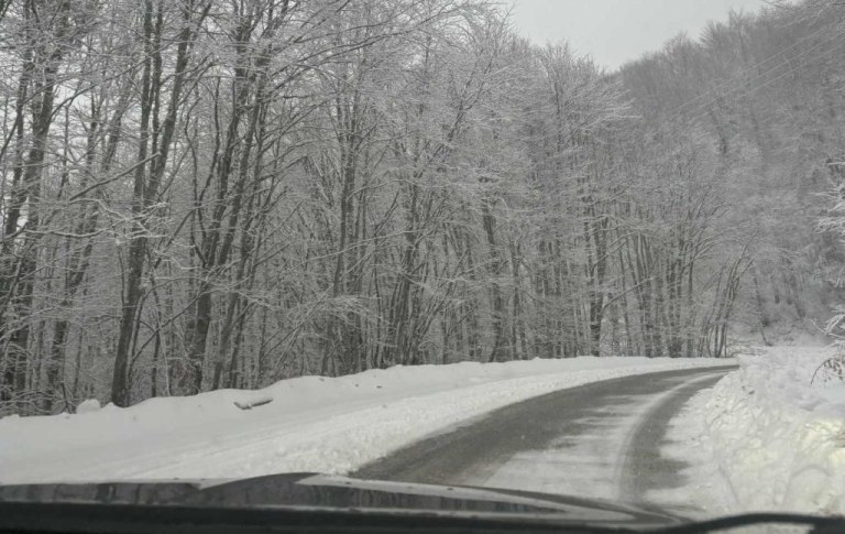 Σφοδρή χιονόπτωση στον Λαϊλιά Σερρών – Aυτοκίνητα ακινητοποιήθηκαν, κλήσεις στο 112