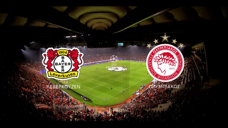 UEFA Champions League: Λεβερκούζεν – Ολυμπιακός ζωντανά στο MEGA