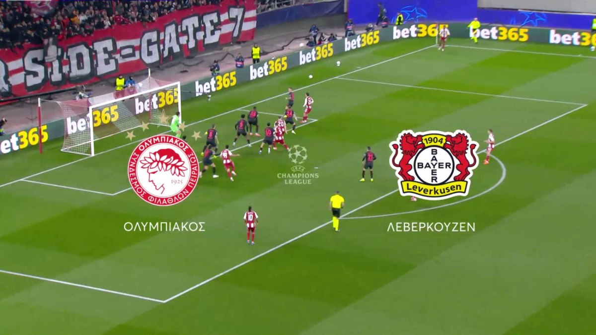 UEFA Champions League: Οι μάχες του Ολυμπιακού με τη Λεβερκούζεν έρχονται στο MEGA