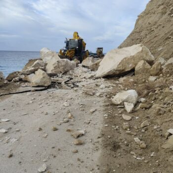 Κλειστός δρόμος της Κρήτης λόγω κατολίσθησης