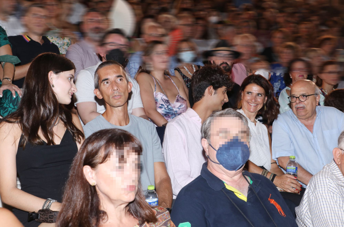 Η οικογένεια της Μαρινέλλας κατά την διάρκεια της συναυλίας της στο Ηρώδειο το 2022
