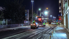 Ολοκληρώθηκαν οι εργασίες ασφαλτόστρωσης στην οδό Αγίου Διονυσίου στον Πειραιά