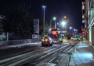 Ολοκληρώθηκαν οι εργασίες ασφαλτόστρωσης στην οδό Αγίου Διονυσίου στον Πειραιά
