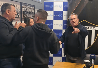 Επεισόδιο του Γεωργούντζου με τον Σούλη Παπαδόπουλο μετά το Καλαμάτα-Μαρκό (vid)